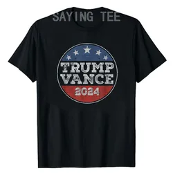 ドナルドトランプキャンペーンボタンTシャツ、キャンペーンTシャツ、バナー愛好家、アメリカの旗のプリント、グラフィックTシャツの衣装、キャンペーン、2020、2021