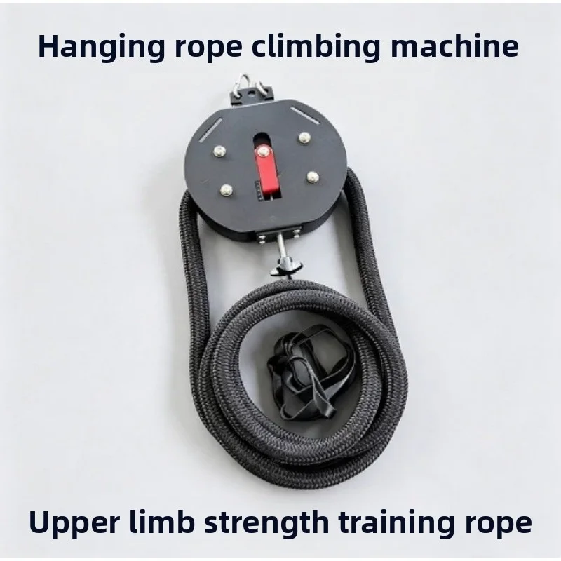 Suspended Rope Climbing Puller Trainer, Commercial Grade Gym Equipment for Full Body Strength Workout Training