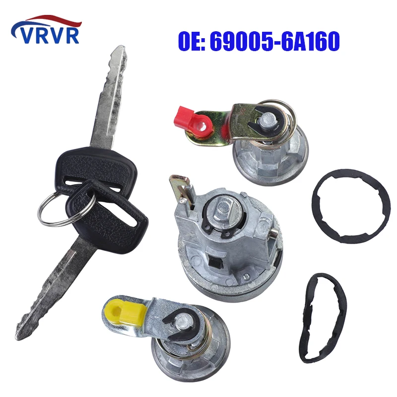 VRVR 69005-6A160 690056A160 Ignition Switch Lock Cylinder With 2 Keys For Toyota Land Cruiser 75 Series FJ75 HJ75 HZJ AU