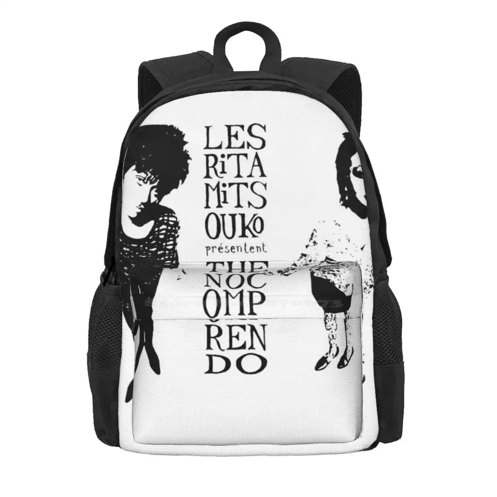 Les Rita Hot Sale Schoolbag Backpack Fashion Bags Les Rita Mitsouko Music Album Record Vinyl Band Artist