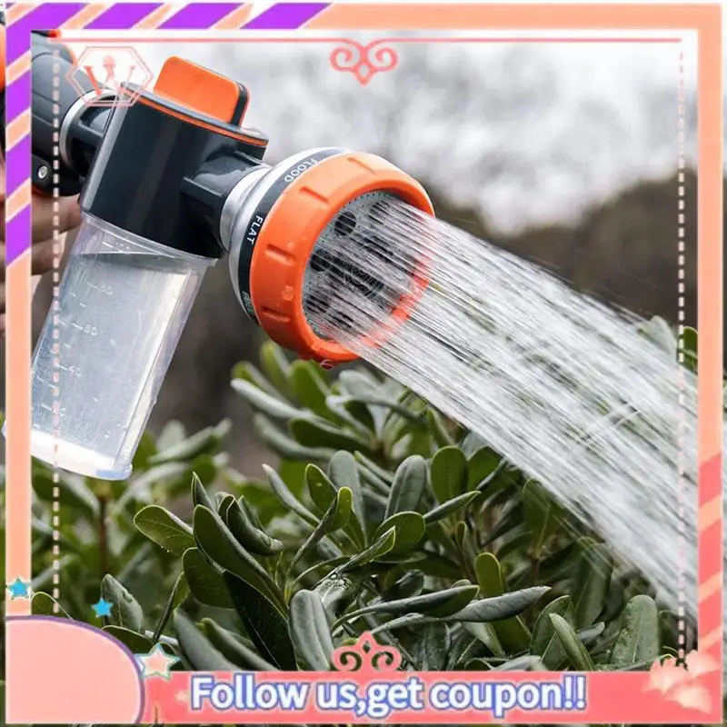 Garden Hose Nozzle,8 Patterns Hose Sprayer High Pressure, Dog Wash, Garden Hose Nozzle Sprayer With Soap Dispenser