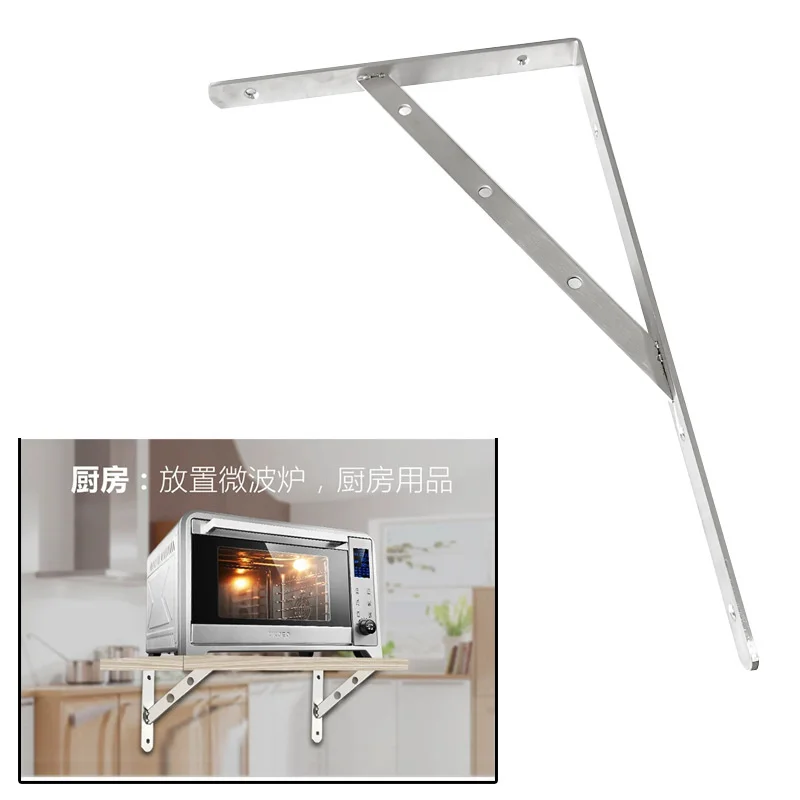 16 polegadas grande carga-rolamento código de canto peso prateleira triângulo fixo suporte parede triângulo fixo