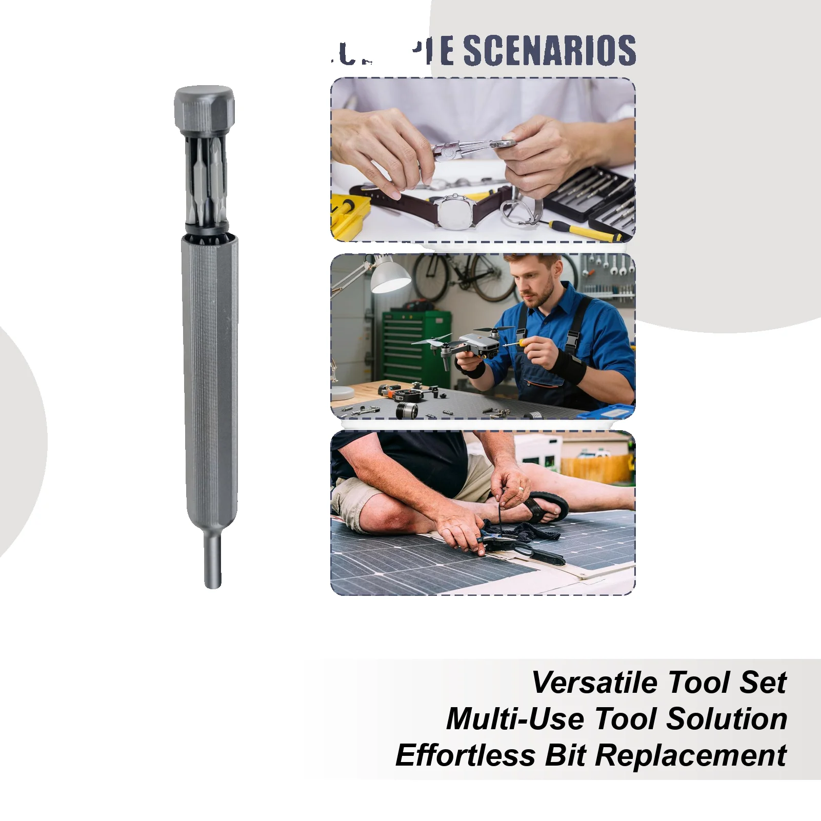 

Multi-Bit Screw Driver Repair Kit Small Screwdriver Set Small Magnetic Screwdriver Set for Precision Repairs Eyeglasses Toys