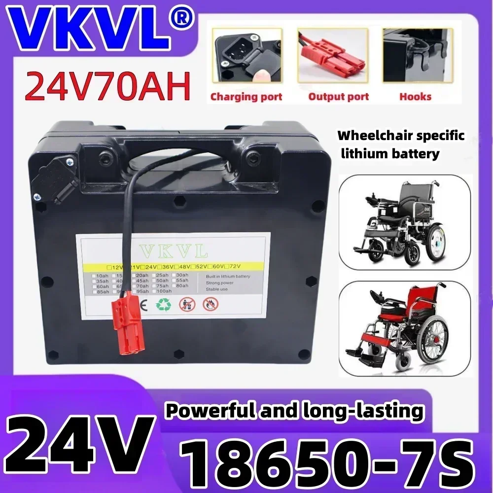 Air fast transportation 24V New Full Capacity Power 18650 Lithium Battery 20-70ah Lithium Battery Pack Suitable for 250-2000W