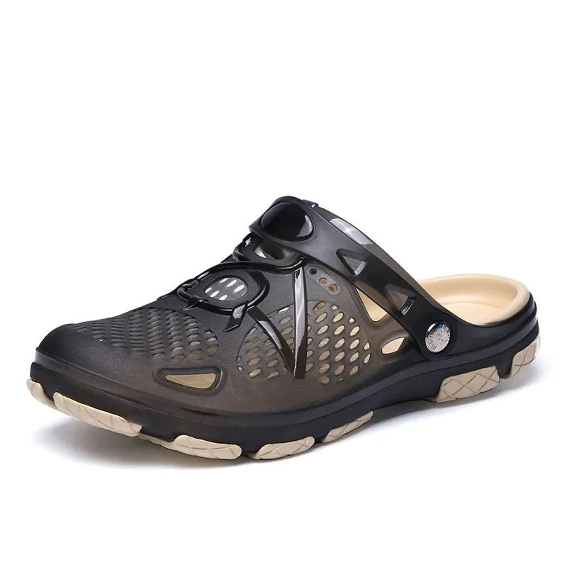 Herrenschuhe, Sommerschuhe, Outdoor-Angelschuhe, rutschfeste, leichte, lässige Strandsandalen, strapazierfähige Schuhe mit dicker Sohle für den Hausgebrauch