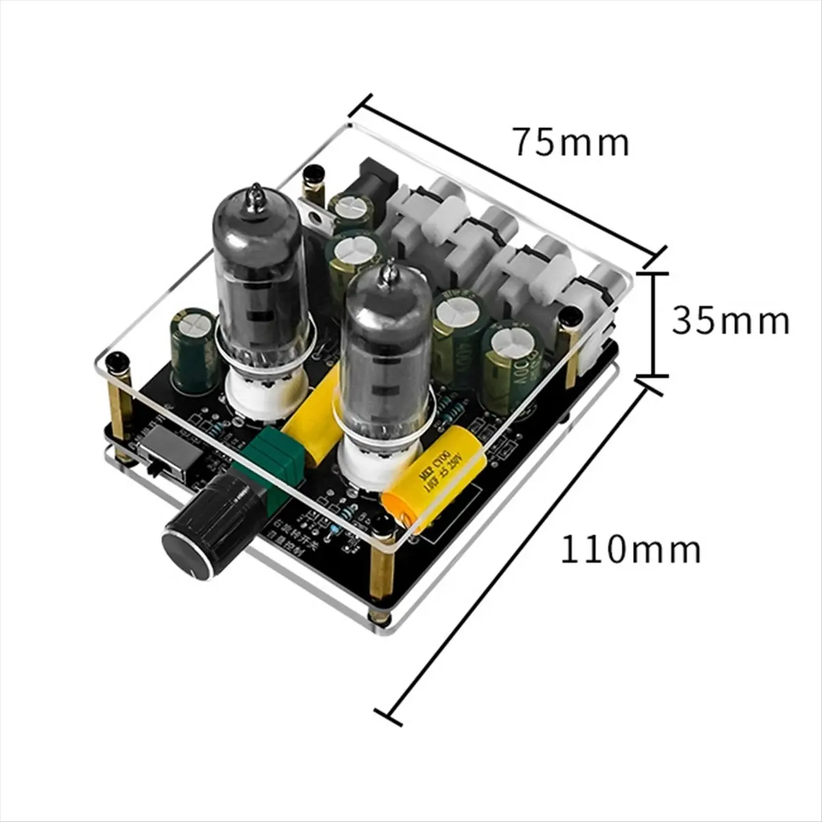 828 Audio Amplifier 6j3 Vacuum Tube with HIFI Preamplifier DC Input Bile Buffer Speaker with Upgraded for Home Theater DIY view 6