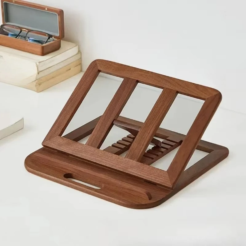 Adjustable Laptop Stand Multi-Purpose Home Office Desktop Reading Shelf Laptop Riser for Desk Organization