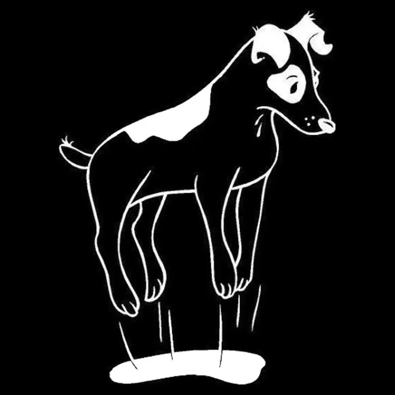 

Black/Silver 14*18.8CM Jack Russell Terrier Dog Car Stickers Cartoon Vinyl Decal Car Styling Bumper Decorative Accessories