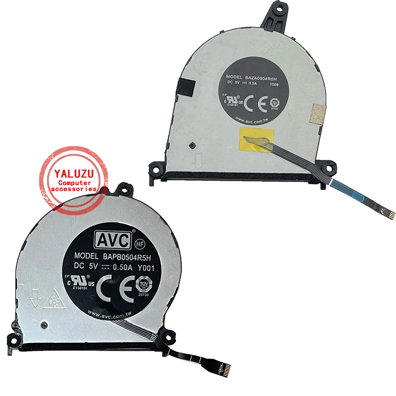 Laptop CPU FAN For HuaWei Matebook X Pro MACH-W19 MACH-W19B MACH-W29 MACH-WX9 BAZA0504R5H-Y008 BAZA0504R5H Y008 DC5V 0.5A 2018