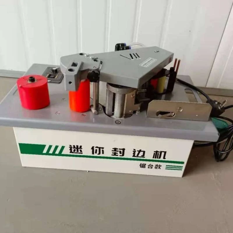 Wood Manual Edge Banding Machine PVC Portable Edge Bander Double Side Gluing Woodworking Machinery 220V 800W