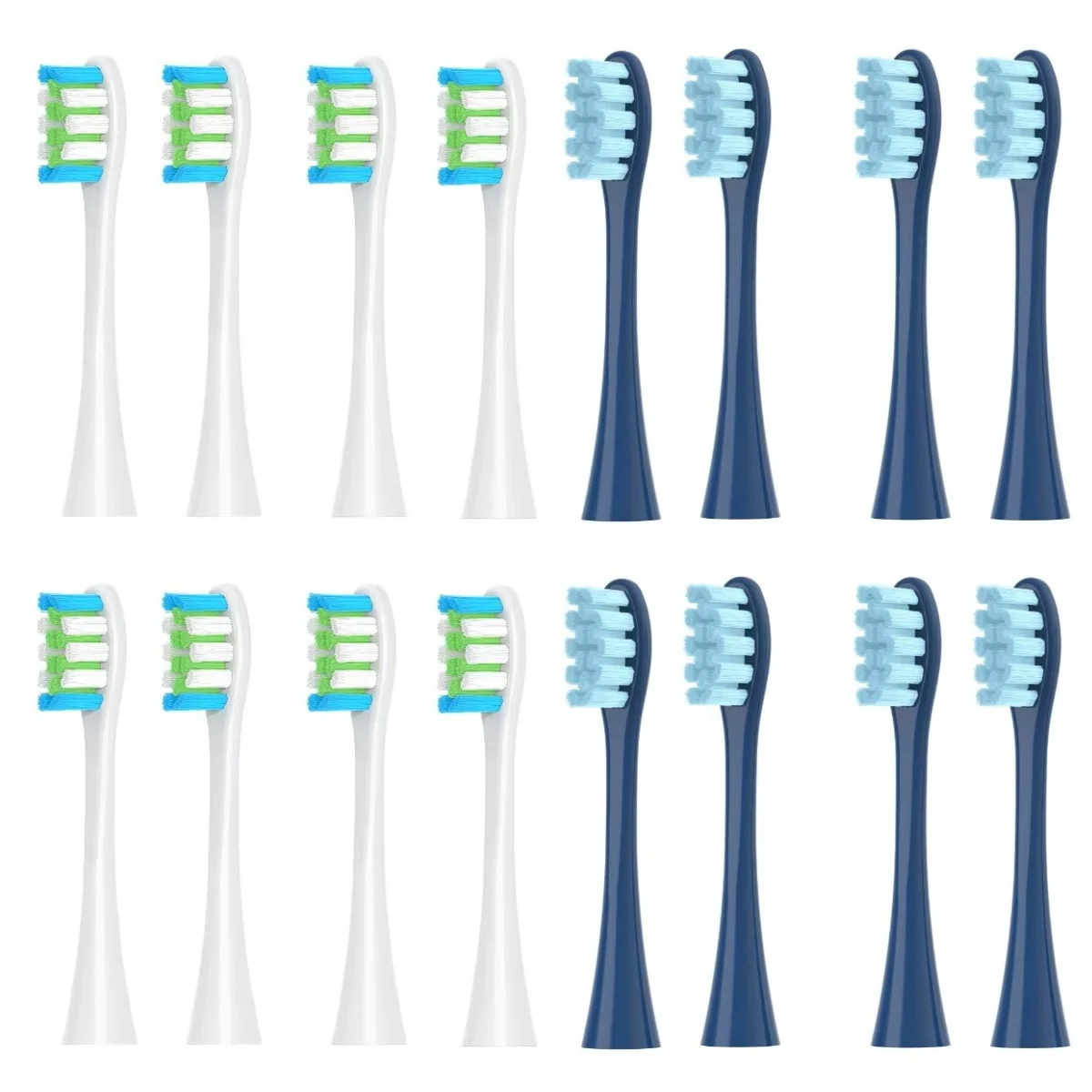 16Pcs Replace Oclean Tips Compatible with Oclean Sonic Electric Toothbrush Heads UV Sterilization Independent Vacuum Packaging