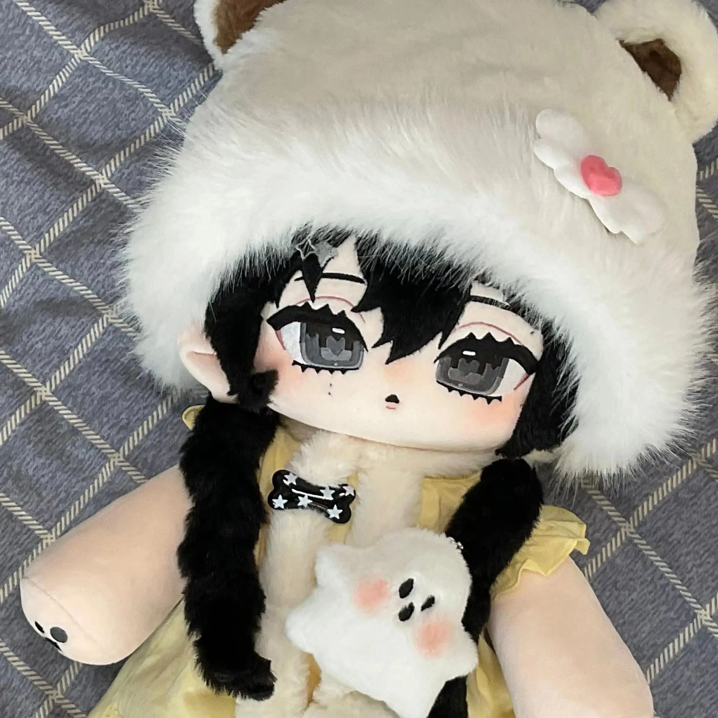 60cm Anime No Attributes Zhu You Jiang Monster Stuffed Plushie Plush Pillows Cotton Doll Body Aventurine Anime Figure Toy For G