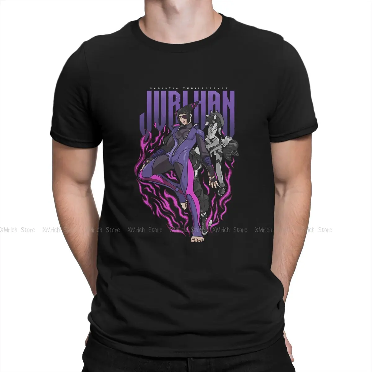 Juri Men TShirt S-Street Fighter 6 Crewneck Short Sleeve 100% Cotton T Shirt Humor Top Quality Birthday Gifts