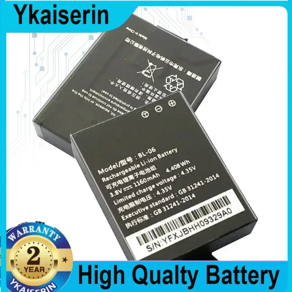 BL-06 BL06 1160Mah Battery for EZVIZ S6 S5 S2 S1C 6 5 2 S 1C Batteries Warranty  + Tracking Number