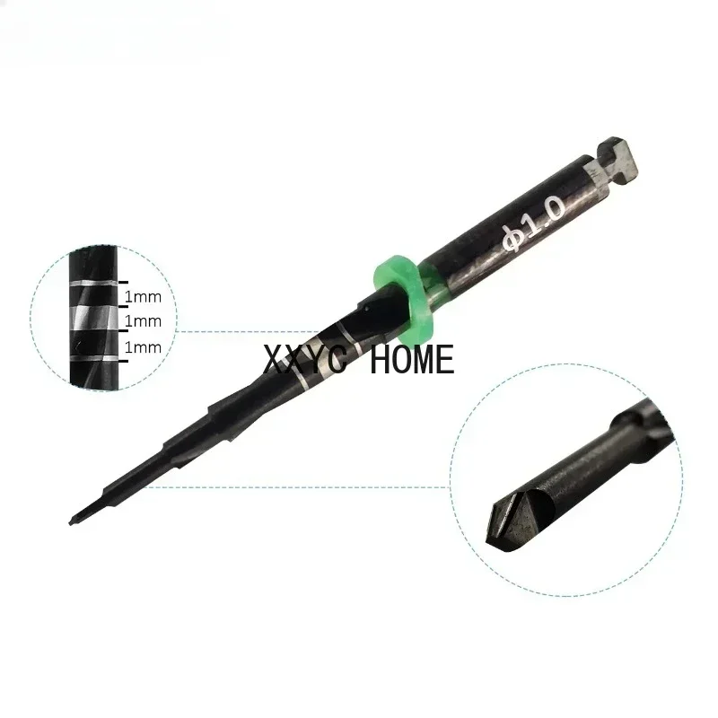 1Set Dental Implant Remover Kit Drill Guide Extraction Sit Broken Fixture Surgical Instrument Dental Tool Screw