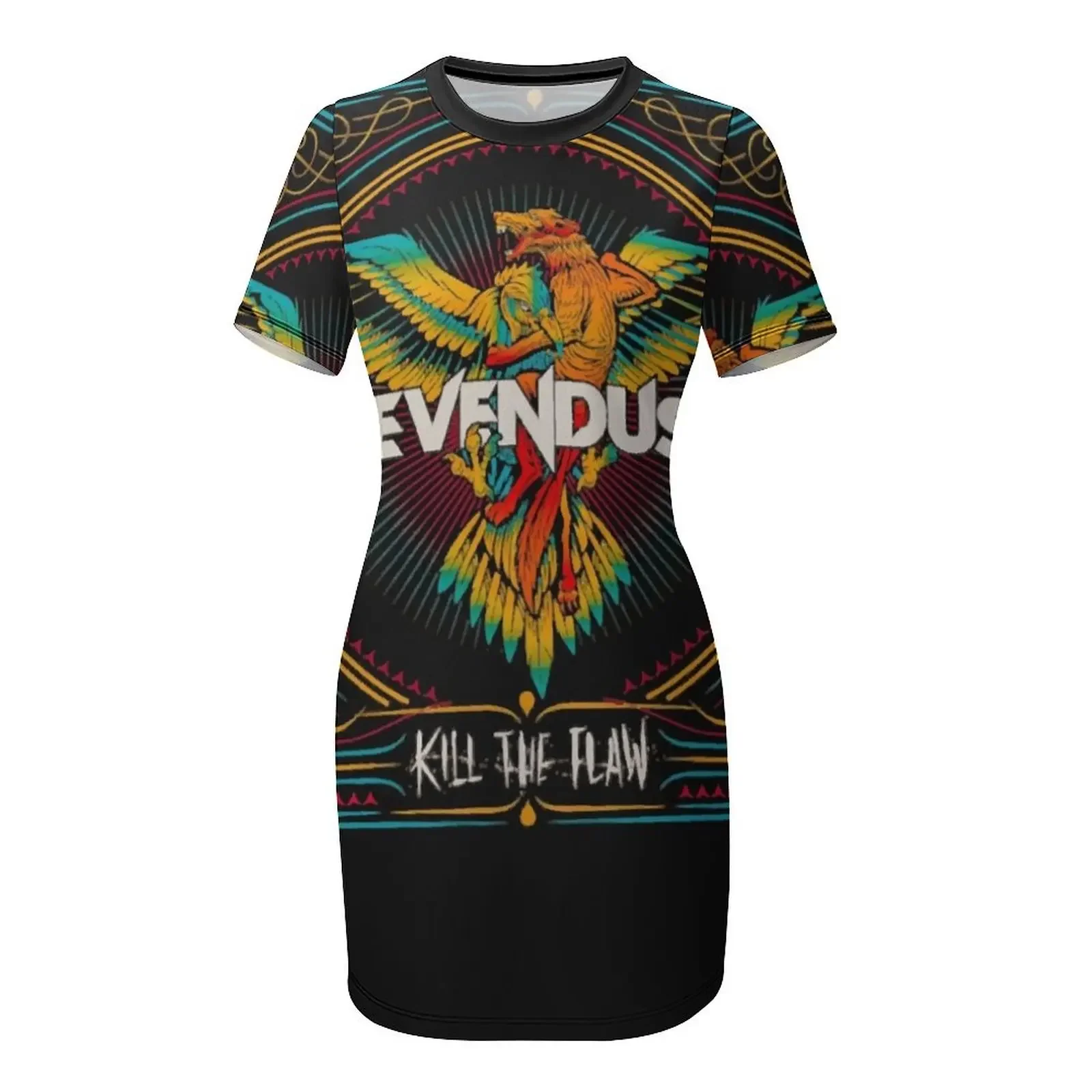 SEVENDUST Band Never waste energy Essential T-Shirt Short-Sleeved Dress summer dress Dress