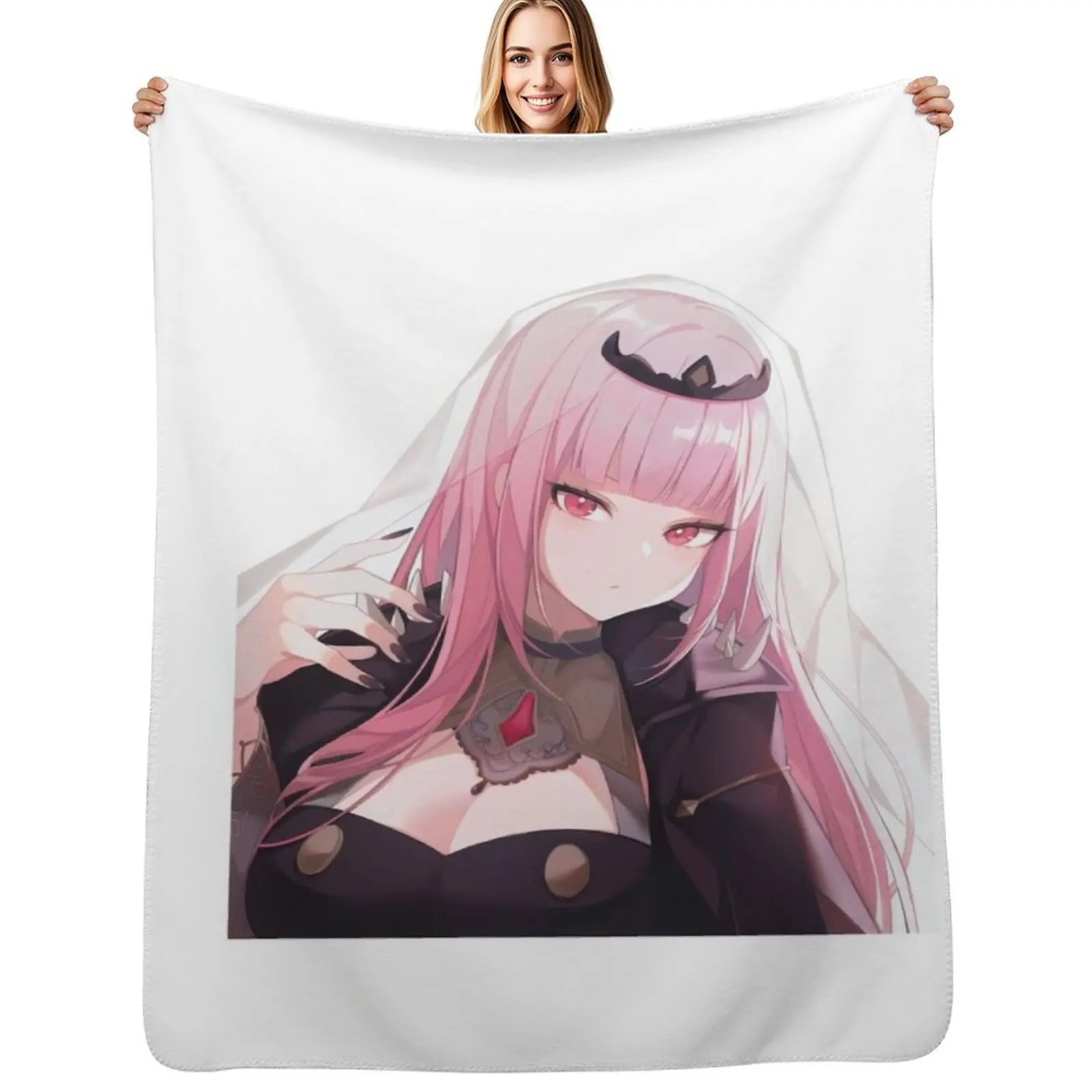 

Mori Calliope Throw Blanket for winter Plush Beautifuls Warm Blankets