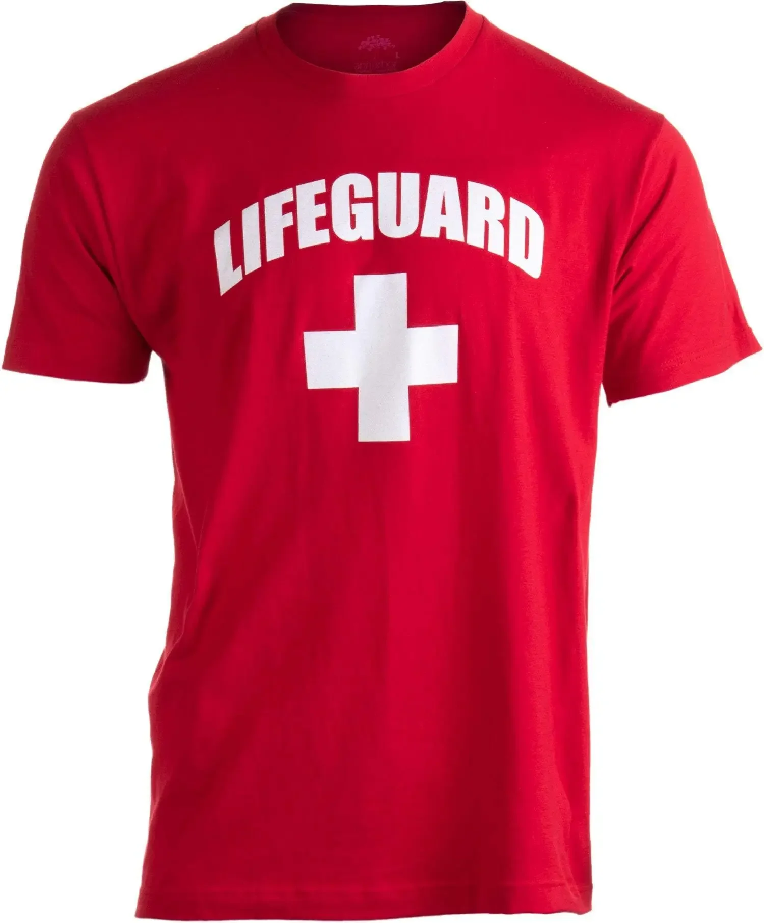 Lifeguard | Red or White Customizable Lifeguarding Unisex Uniform Costume T-Shirt Men Women 100%Cotton