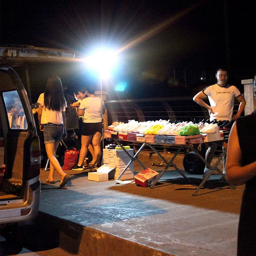 Imagem -06 - Lâmpadas Led Móveis Poderosas Lâmpada de Acampamento Luz de Emergência Luz Noturna ao ar Livre Lâmpadas Penduradas Usb Recarregável Lanterna de Pesca