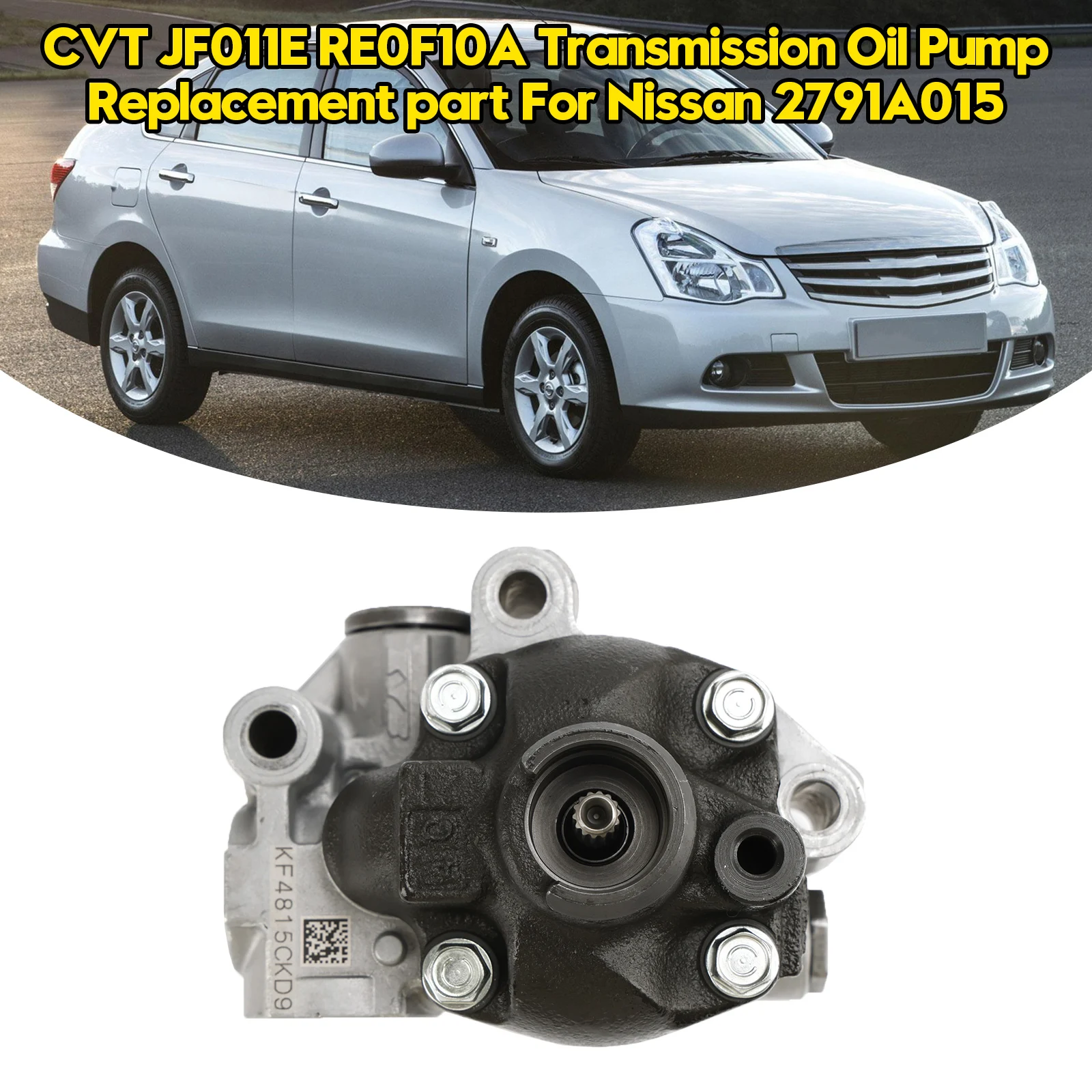 

Artudatech CVT JF011E RE0F10A Transmission Oil Pump Replacement part For Nissan 2791A015