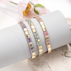 ZMZY 2025 jewellery Bohemia Miyuki Seed Beads Bracelet For Women Boho Handmade Charm Tila Bracelets Female Boho Jewelry New