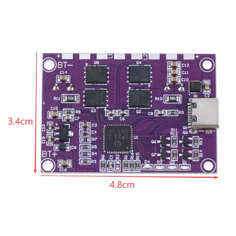 IP2368 Bidirectional 100W Fast Charging Module Buck-Boost Type-c Interface Lithium Battery High-Power Charging Board