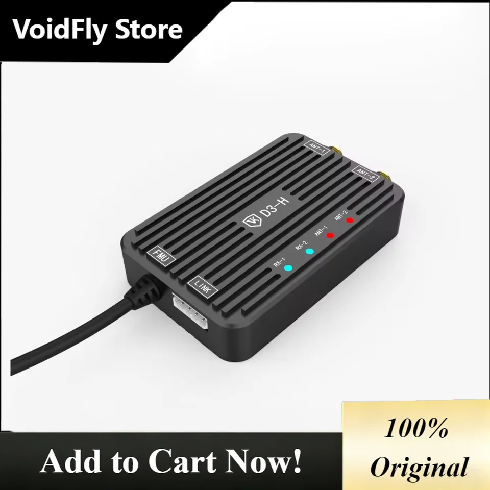 VoidFly New VK D3-H RTK Dual Antenna RTK Positioning Module Base Station Speed Accyracy RMS 0.03m/s Efficient For Agricultural R