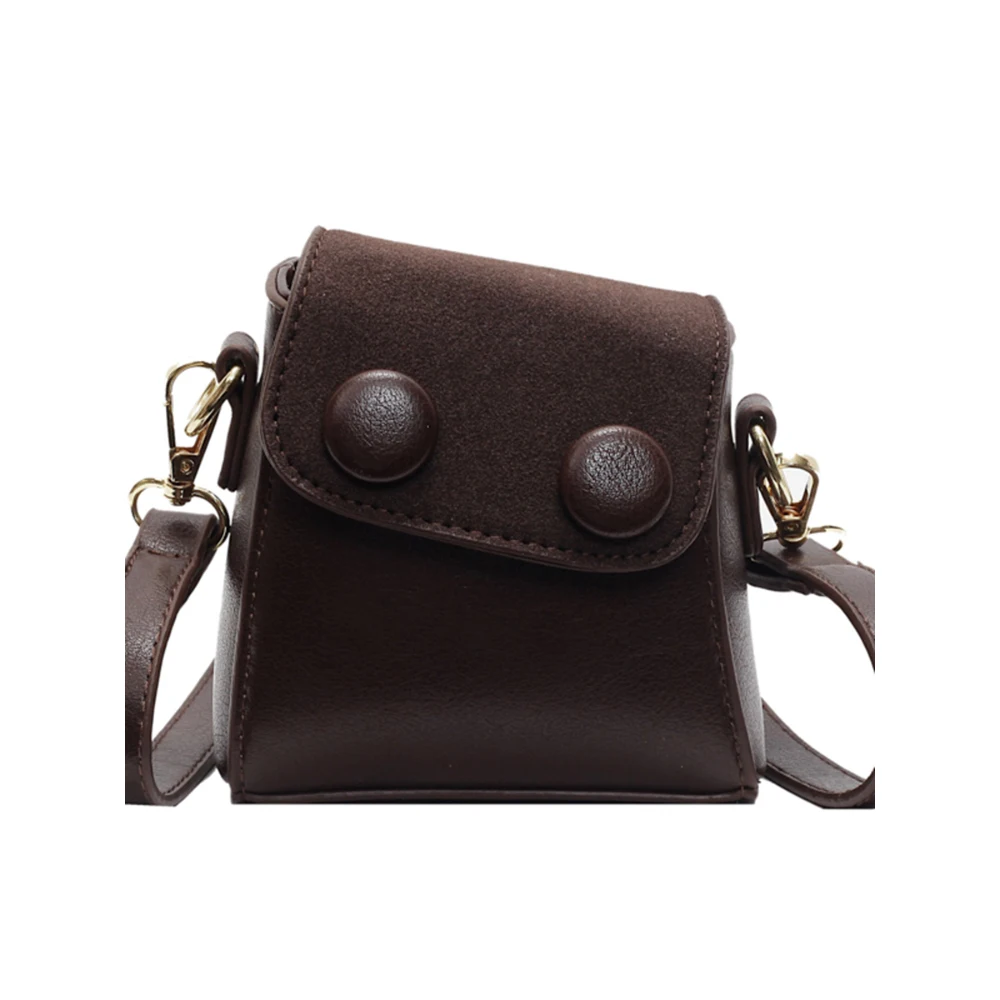 

Women's Mini Crossbody Bag 2025 New Fashion Purse Solid Color Buckle Single Shoulder Bags Chic All-Matched Delicate Packs