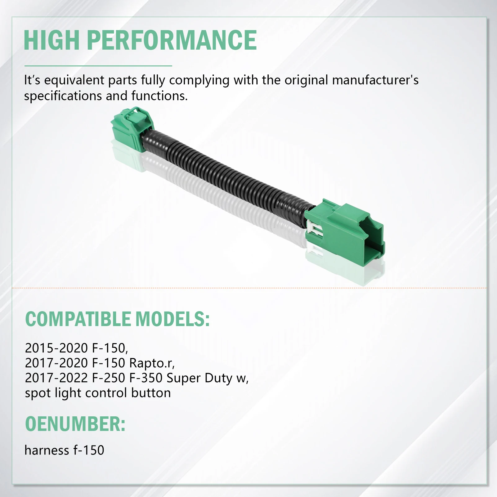 

Mirror Spot Lights Speed Override Mod Harness FOR 2015-2020 F-150 2017-2020 F-150 Raptor 2017-2022 F-250 F-350 Super Duty