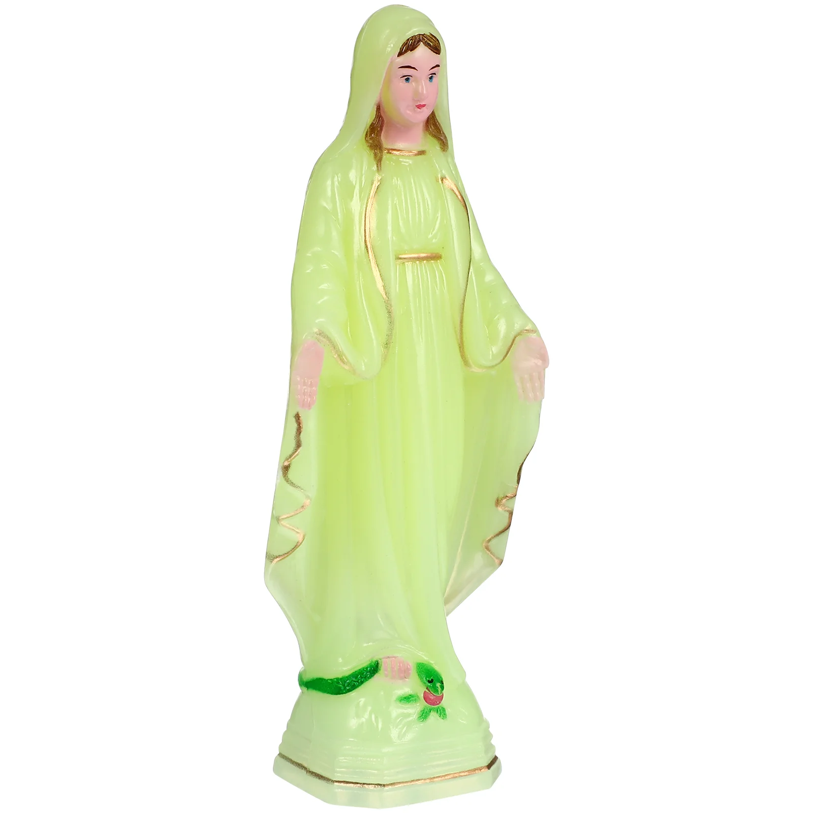 

Our Lady of God Ornament The Gift Mary Mother Religious Statue Accessories Church Figurine Plastic Blessed Statues Catholic