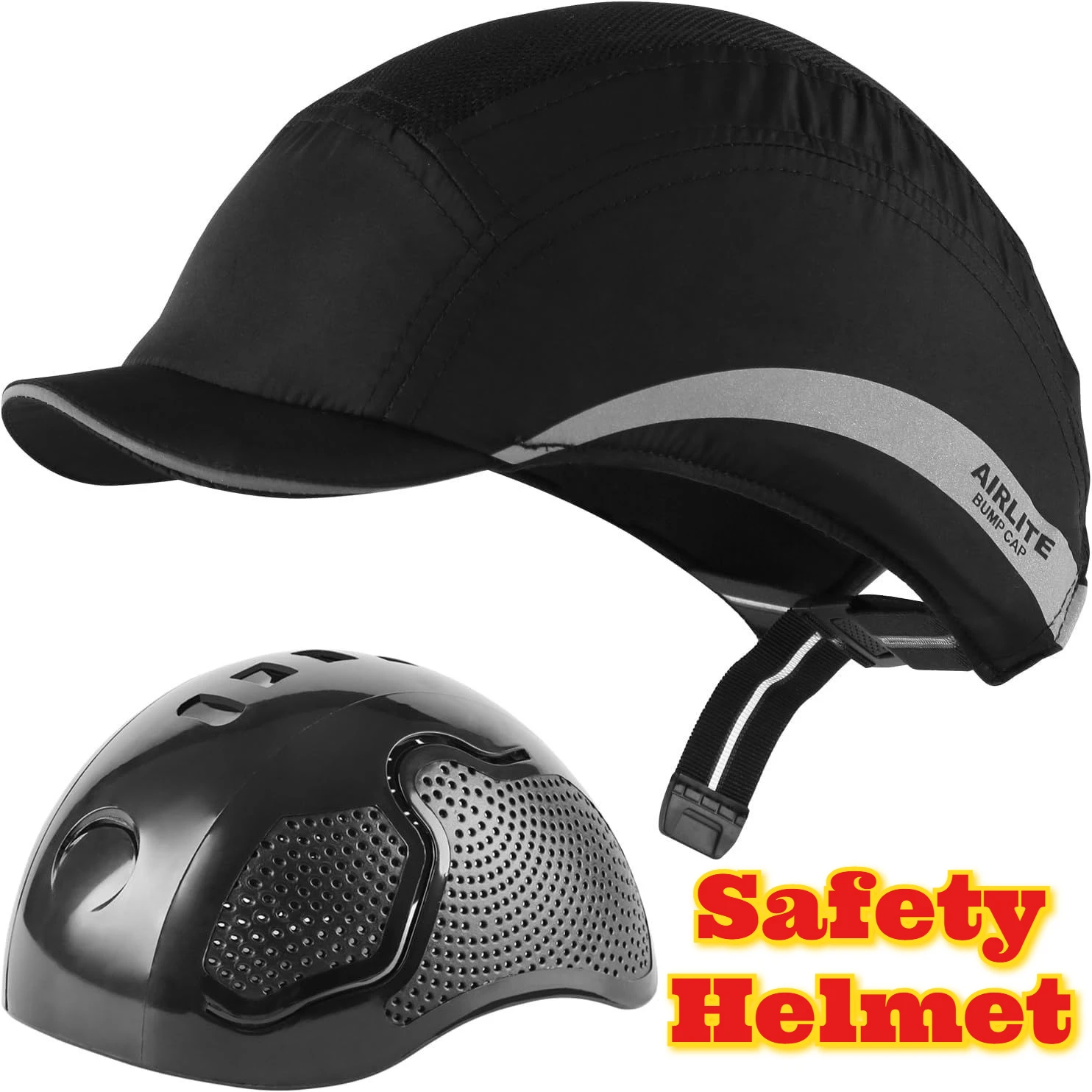 

‌ABS Safety Helmet Lightweight Bump Cap Factory Warehouse Construction Workers Anti Collision Head Protection Comfortable