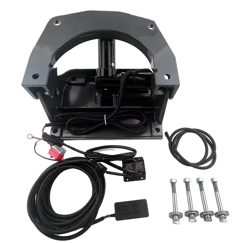 Electro-hydraulic powered tilt leveling jack plate kit for 40HP 55HP 60HP outboard engines
