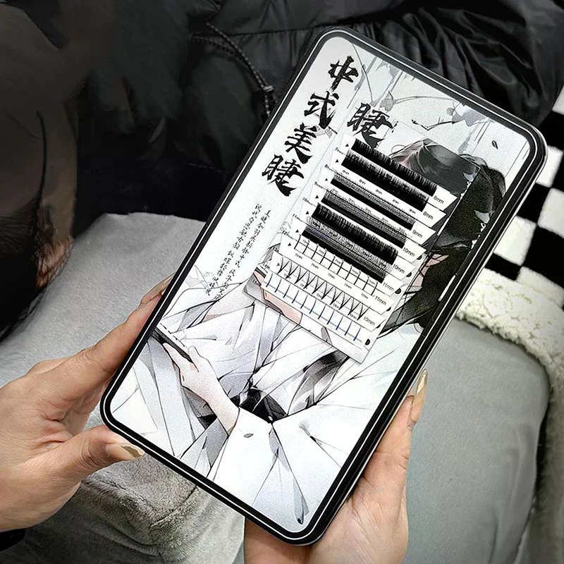 Empty Magnetic Fake Eyelash Storage Box With 6 Diskettes False Eyelash Holder Case Container Travel Pallet Lash Holder