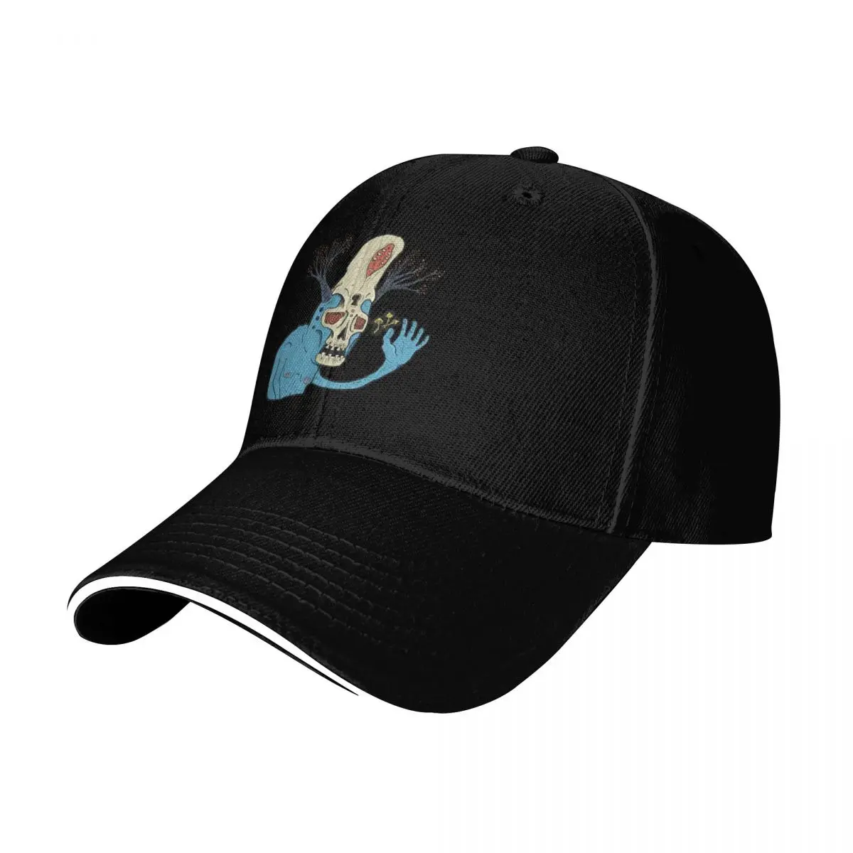 Mushroom Madness Creature Baseball Cap Snapback Flat Bill Strapback Dad Hat Six Panel Structured Crown