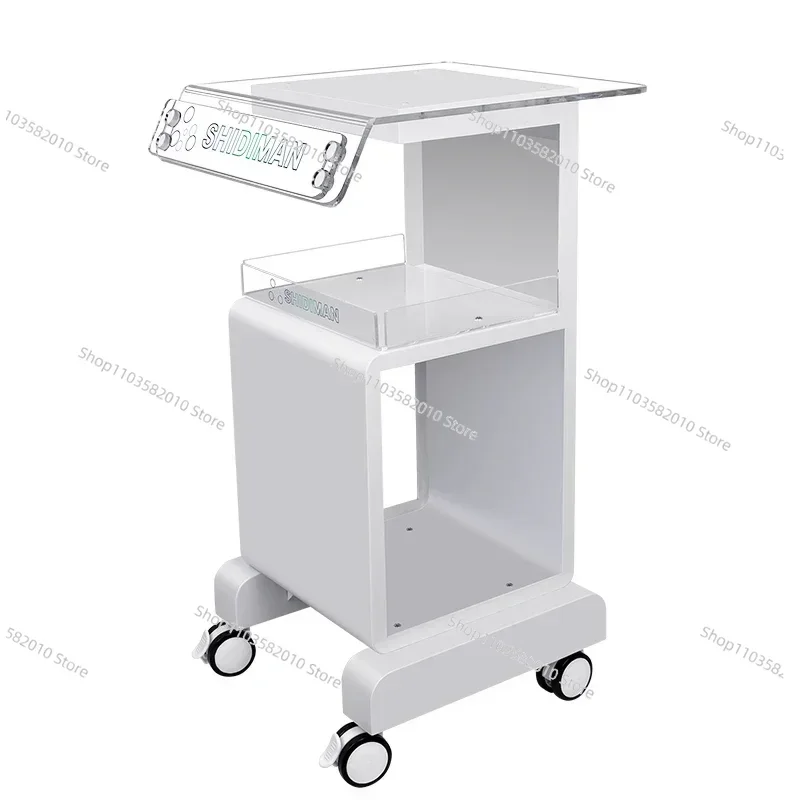 Trolley Cart Manicure Support Aesthetic Auxiliary Wheels Storage Car Beauty Salon Hairdresser Rollers Professional Household