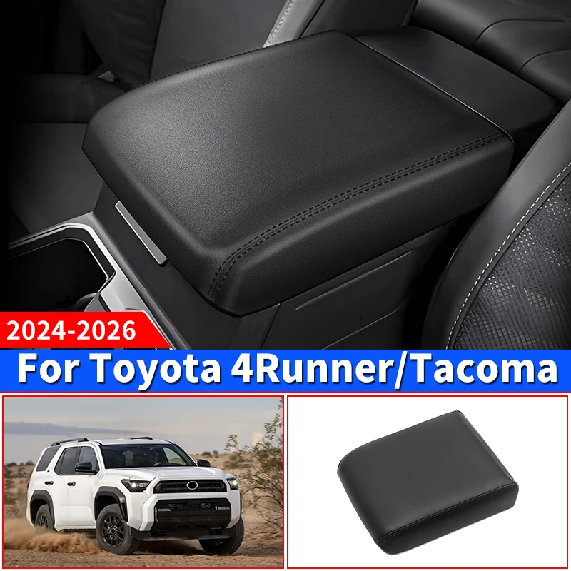 

For 2024-2026 Toyota Tacoma 4Runner Center Console Armrest Protection Lid Overlay Sticker Trim Anti-Scratch Interior Accessories