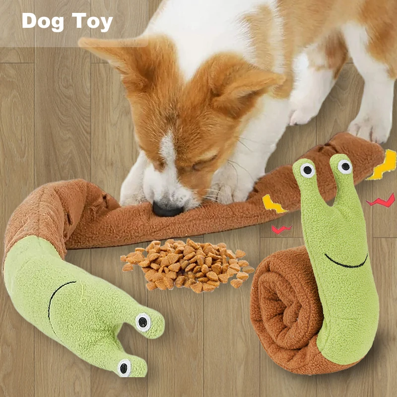 Dog Toy Nose Work Smell Training Plush Toy Chew Toy Snack Relief Pet Educational Toy Fleece Material Washable Lack