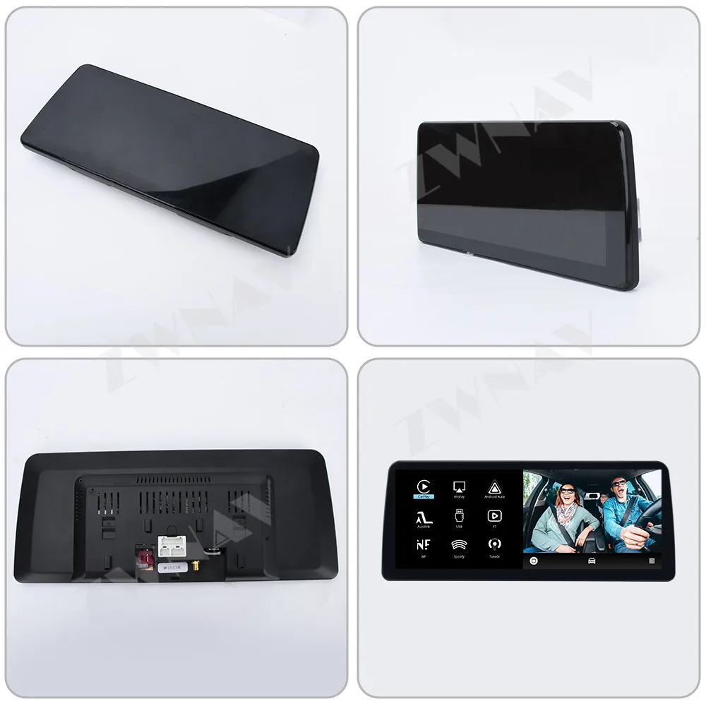Sistema de Som Automotivo Linux com Tela IPS HD Imersiva de 12.3 polegadas, CarPlay Sem Fio e GPS Automotivo com Áudio de Alta Resolução, sem atrasos, para BMW Série 1 2012-2016 NBT RHD.
