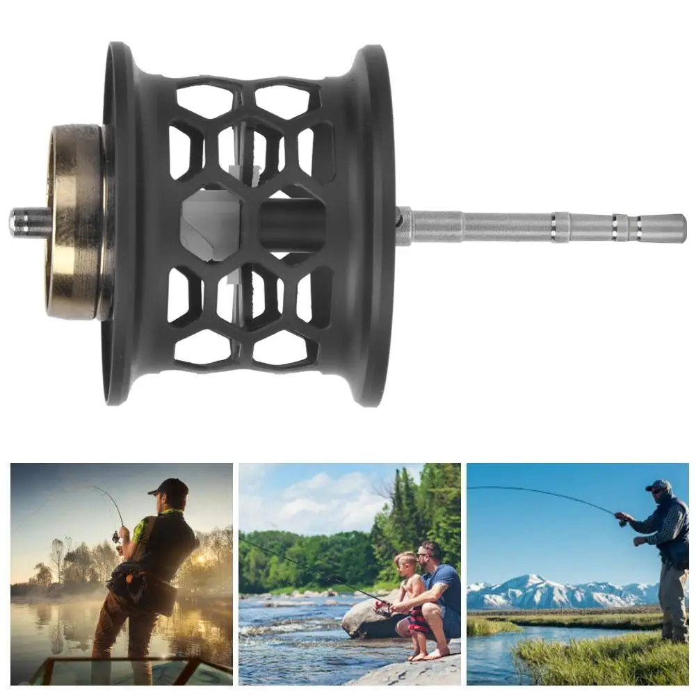 Lightweight Aluminium Alloy Fishing Reel with Metal Wire Cup & Round Bearing Spool - Baitcast Reel Accessories