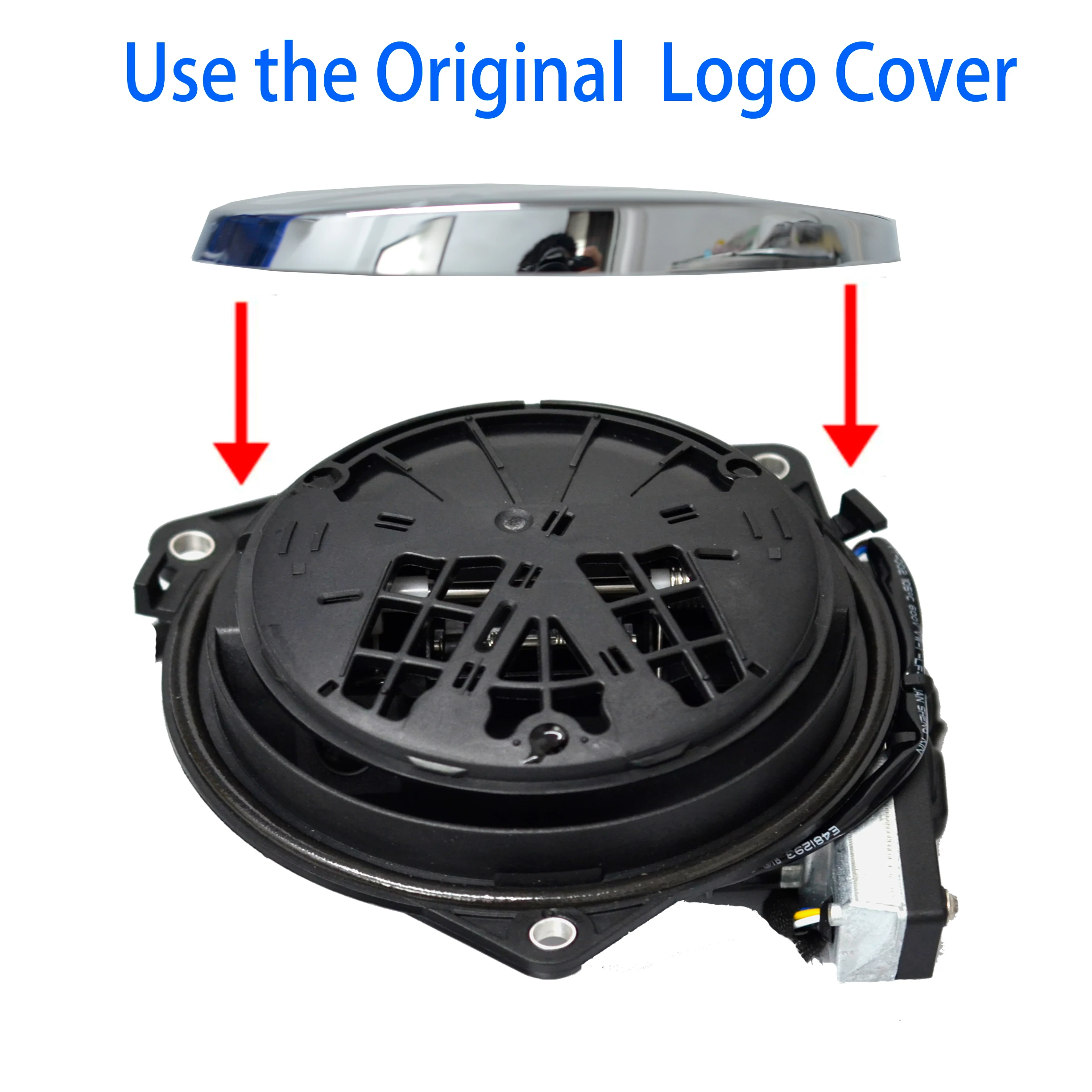 Gold Fisheye 170° AHD 1080P Flip Emblem Reverse Backup Camera For Passat CC Golf 6/7/8 Magotan B6/B7/B8 Polo Beetle EOS T-roc