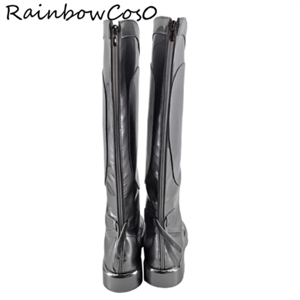 ริฮิโตะ บาช พลันเดอร์ร์คอสเพลย์รองเท้ารองเท้าเกมอะนิเมะปาร์ตี้ฮาโลวีนเรนโบว์คอส 0 W5110