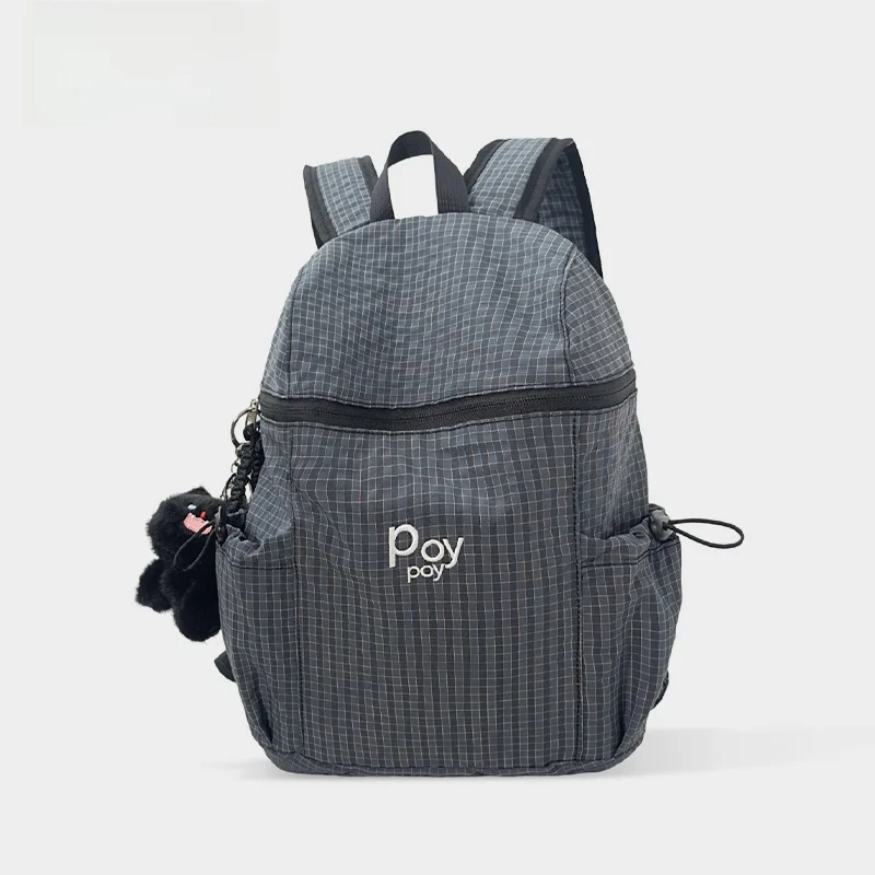 poy®-lightweight-outdoor-casual-travel-bapa-women's-2026-new-plaid-commuter-schoolbag-office-double-oulder-bag