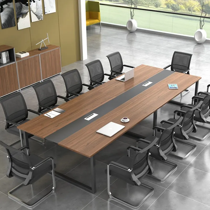 Conference table 10 people long conference table and chair small conference room office furniture