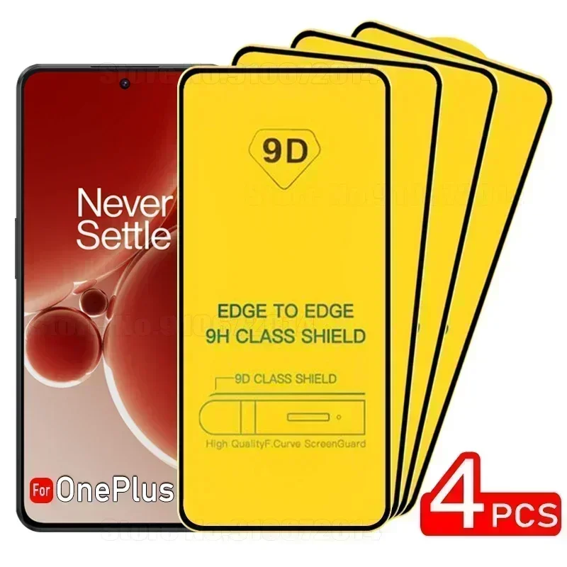 

4PCS For OnePlus Nord 3 9D Glass Screen Protectors For OnePlus Nord CE 2 3 4 Lite 2T N30 N20 N10 ACE Pro 9R 10R 10T 8T 9RT Glass