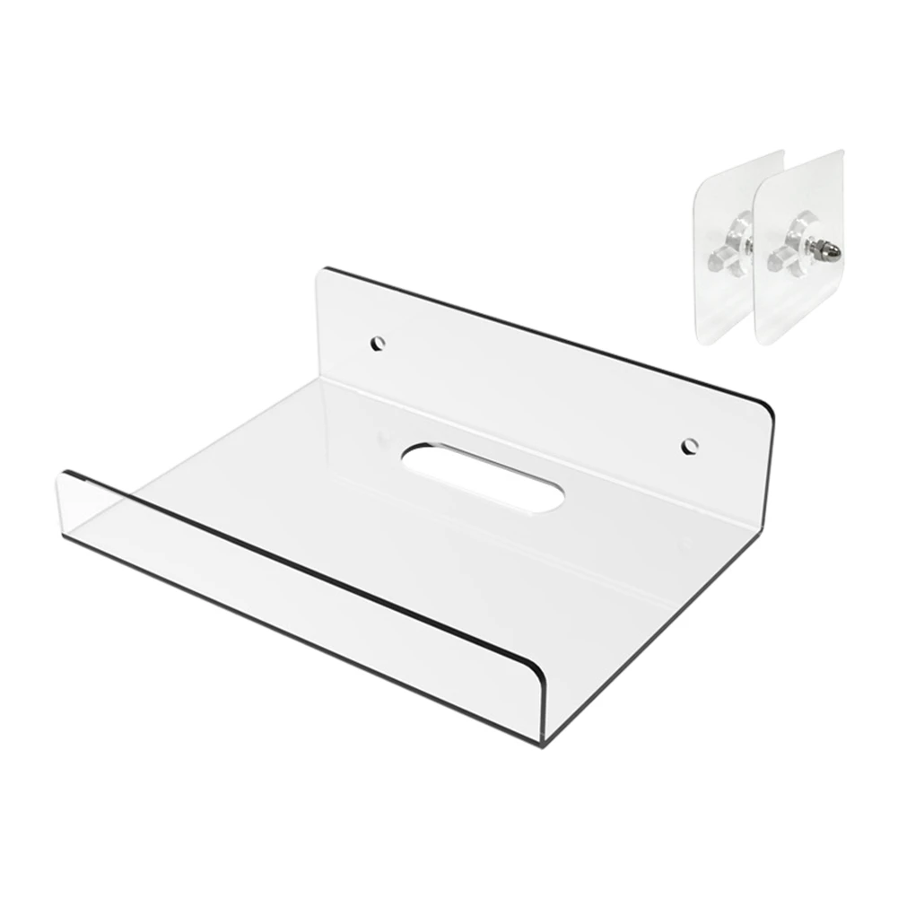 Как показано на картинке Настенная полка без перфорации Настенная полка без перфорации Кухонный органайзер Прозрачный дизайн Универсальное использование