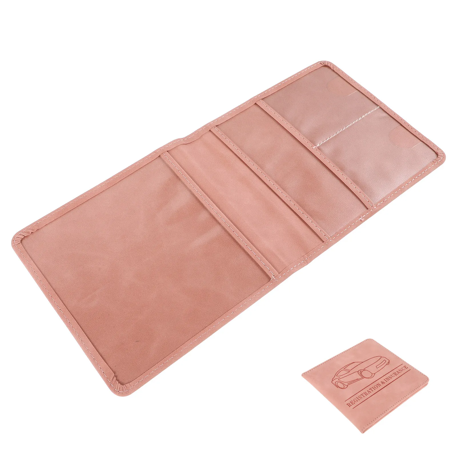 

Drive License Holder PU Protective Case Large Capacity Id Card Holder Car Registration Credit Cards Organizer Wallet for Men