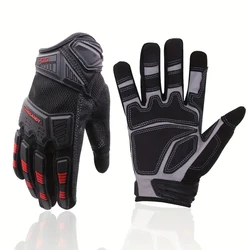 New Adjustable Closure Work Gloves Non-Slip Touch Screen Gloves Flexible Breathable Gardening Durable Anti-Collision Gloves