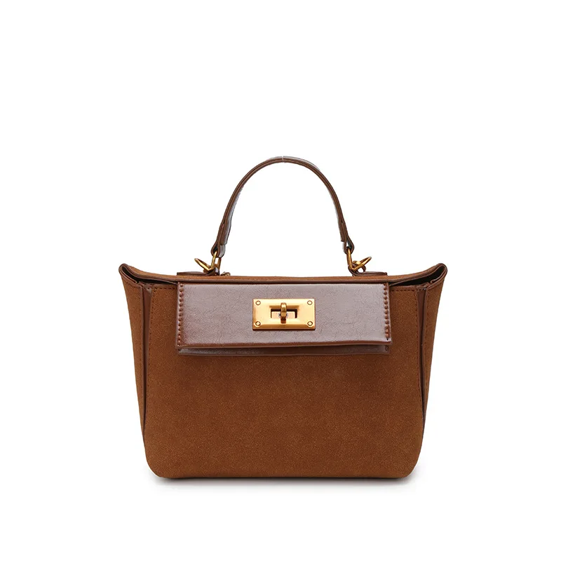 

2025 New Niche High-Sense Commuter Kelly Bag for Women - Matte Large Capacity Shoulder Messenger Bag with Minimalist Design