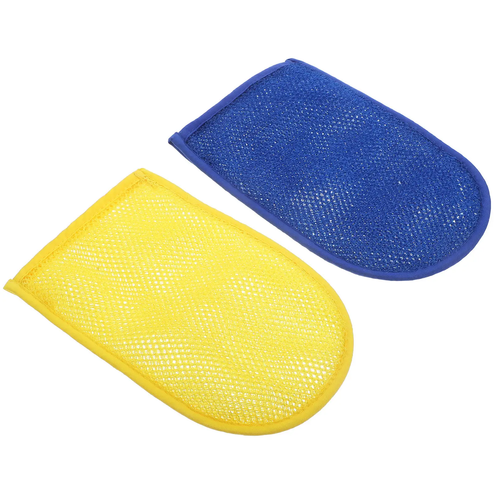 

2Pcs Exfoliating Gloves Shower Gloves for Body Scrubbing Deep Cleansing Exfoliation Bath Mitt for Back Neck Shoulders Feet