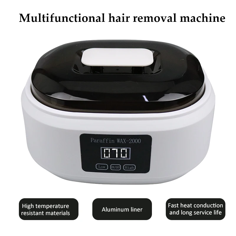شمع البارافين سعة 2L مربع الشمع آلة إزالة الشعر آلة الشمع البارافين الشمع العلاج ترطيب الحرارة العلاج